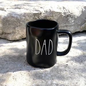 Rae Dunn Dad Ceramic Black Mug